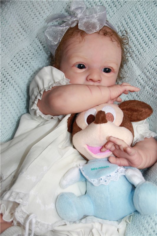 Кукла реборн Рози, любопытная кроха (фото 8)