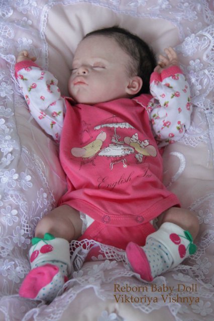 Моя лапушка Коко... Куколка реборн Виктории Вишни