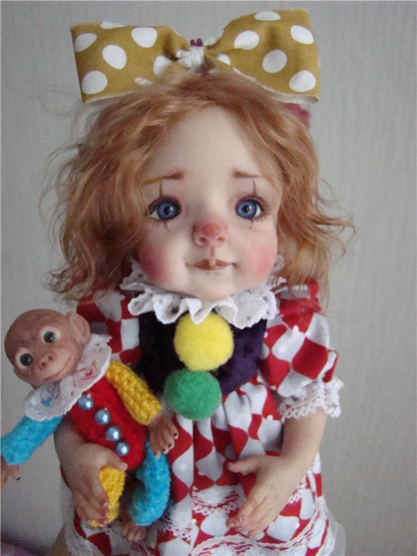 Арлекина. Авторская кукла Кондрашовой Ирины (фото 7)