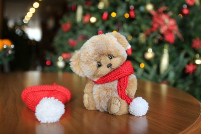 С Наступающим Новым Годом! Авторский мишка Лены Белобородовой (фото 5)