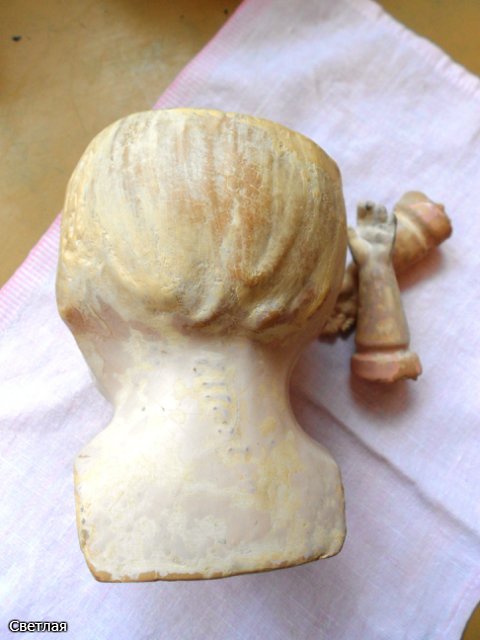 Реставрация самых ранних антикварных кукол Effanbee, 1912 год. + БОНУС, поработаем с кракелюром (фото 10)