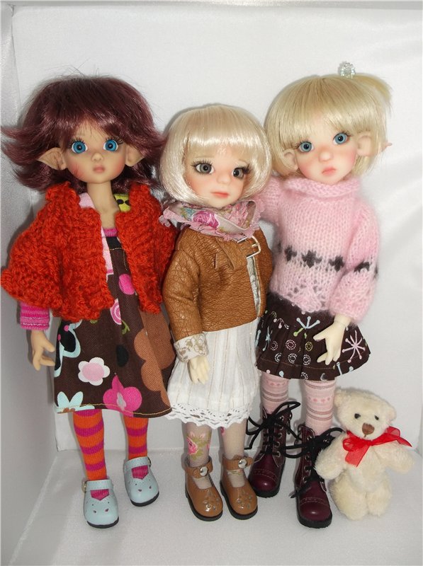 Такие разные мелкие! Ушастые и нет. Коллекция БЖД от Kaye Wiggs