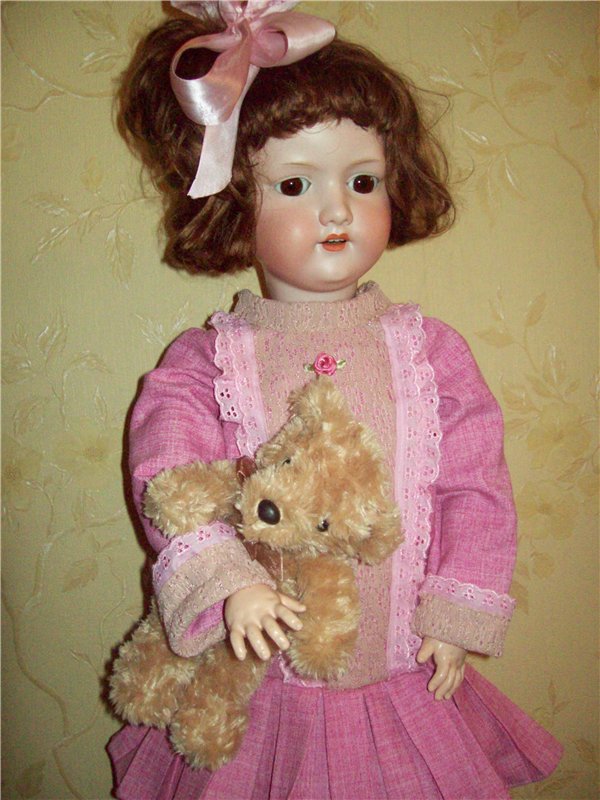 Преображение. Девочка в розовом. Armand Marseille (фото 4)