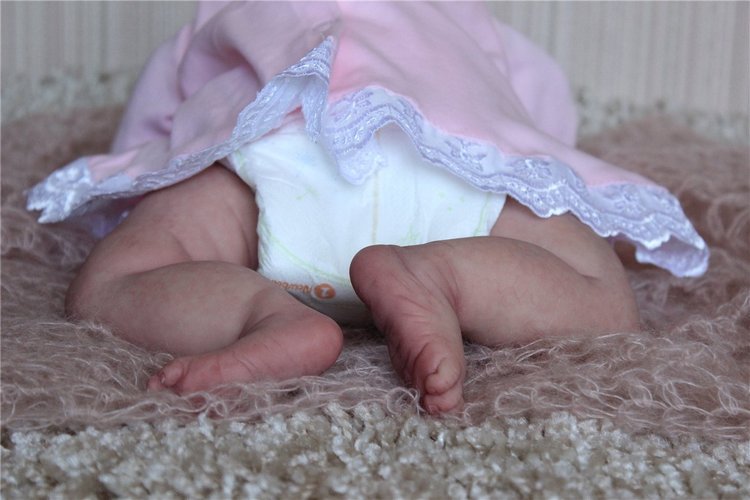 Манюня.Первая фотосессия. Кукла реборн Светланы Преображенской