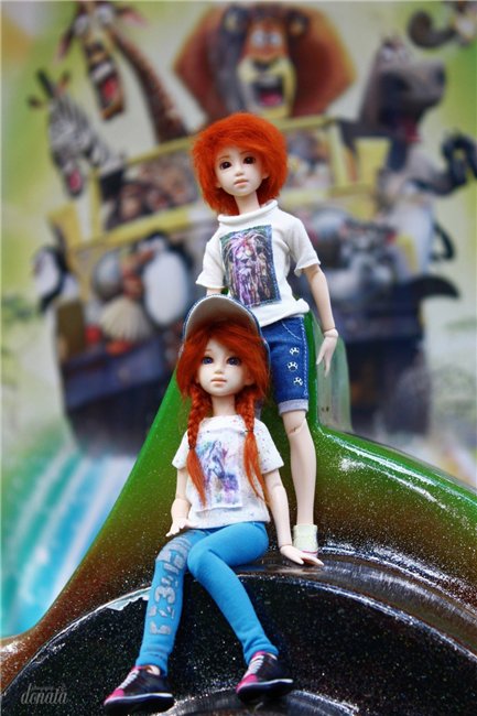 Кинко и Ринри: привет из Буковели! Nano Haruka & Pure Neemo Azone XS white, OOAK by Tocho, outfit by Yumiko Mikoto