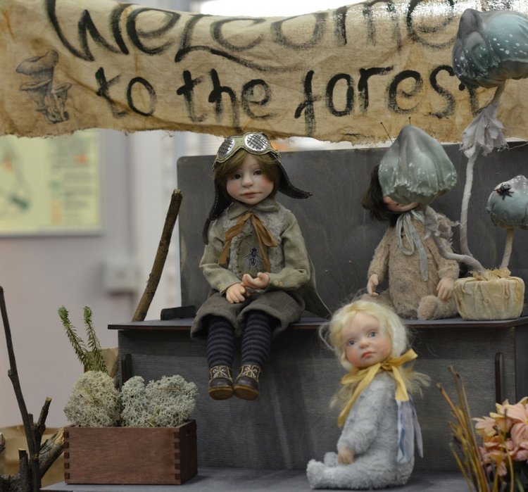 Выставка на Тишинке - стараясь не повторяться. Салон кукол 2016