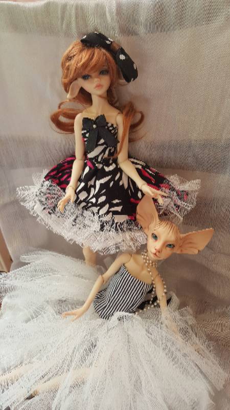 В черно-белых тонах — Авторские куклы BJD (БЖД) у нас дома: фото (фото 8)