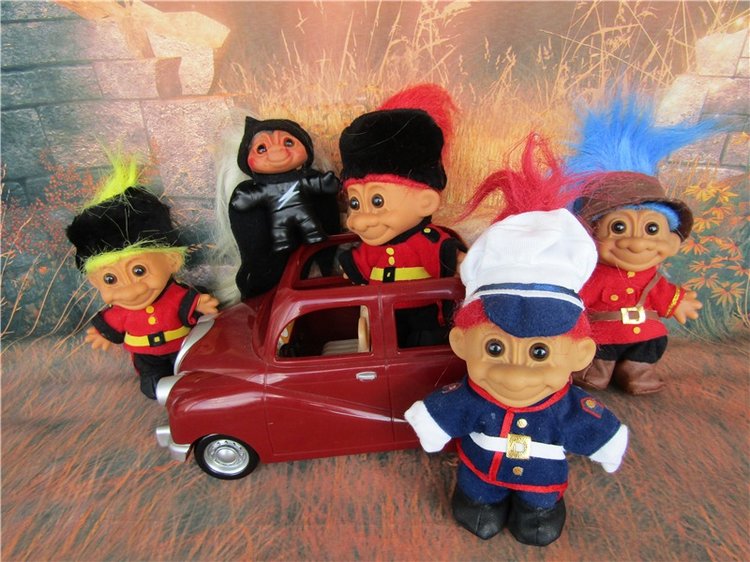 Да здравствуют подарки — Игрушки Тролли (Trolls): винтажные Dam и Russ (фото 7)