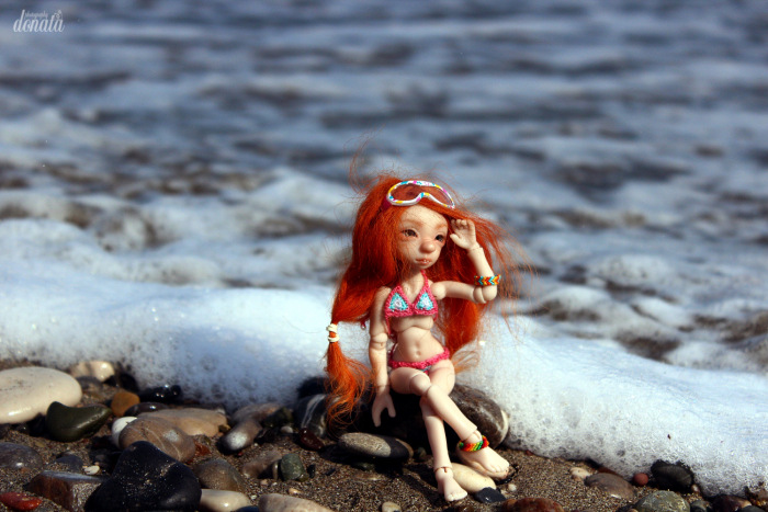 Как Фиби в отпуск съездила. Авторская бжд-мышка Лидии Снуль