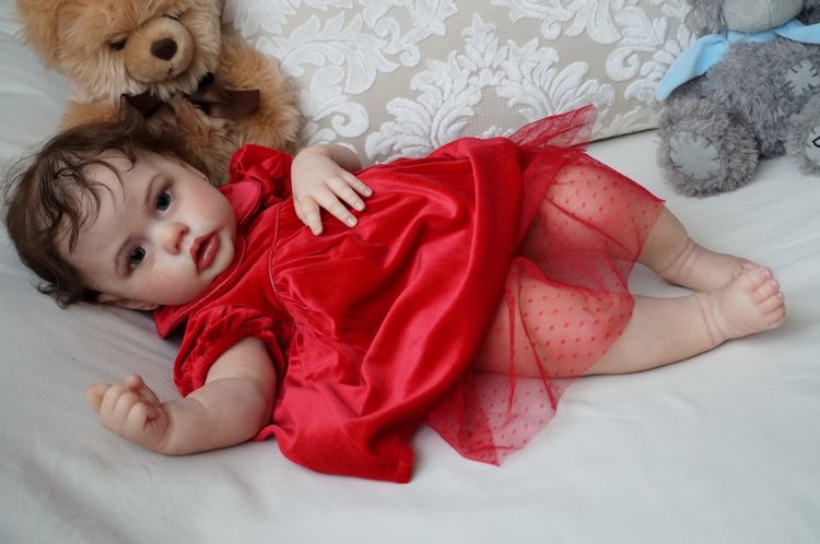 Я назвала ее Scarlett. Кукла реборн Наталии Коноваловой