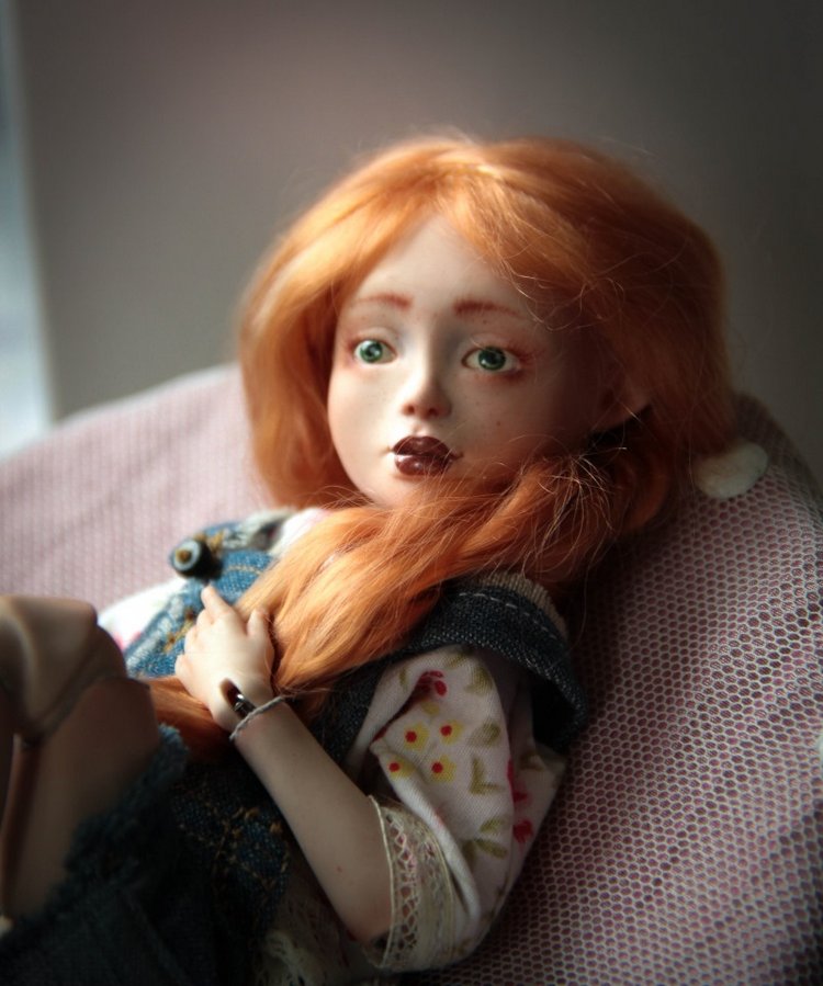 Новый наряд для Анариэль — Авторские шарнирные куклы своими руками: лепка (фото 3)