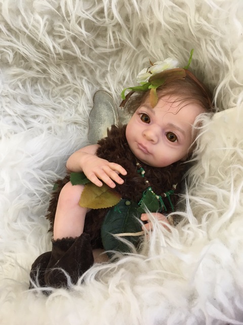 Лесной Эльфёныш,кукла-реборн Элины Кудрявцевой (фото 10)