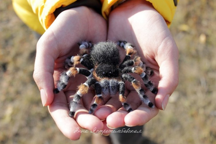 Гриша — Валяные игрушки из шерсти: сухое валяние (фото 3)