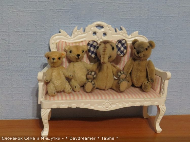 Третий слон... слоненок — Авторские мишки Тедди и друзья: фото