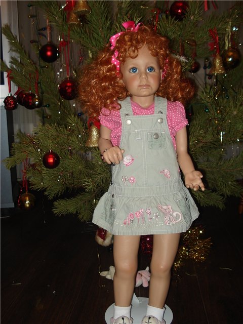 Рыженькая девочка - коллекционная кукла от Susan Lippl (фото 2)