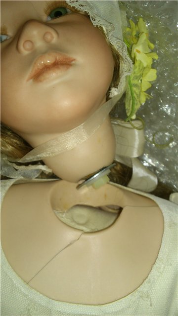 Моя омрачённая радость — Ремонт и реставрация фарфоровых кукол: склейка (фото 2)