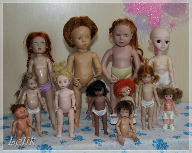 Моя лепта в сравнении кукол