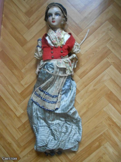 Реставрация Будуарной антикварной куклы. Часть первая. Золушка