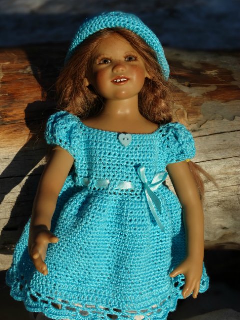 Вязаные платья для Пиппы — Одежда и обувь для кукол своими руками: фото
