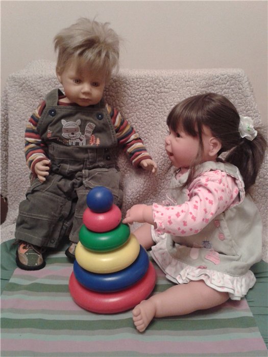 Малышка Ника и Макс - как мы играем. (Lee Middleton, Brigitte Paetsch)