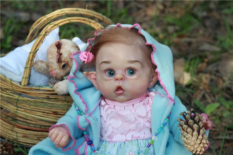 Мой весенний эльфик Офелия. Кукла Реборн Эмилии Аредаковой