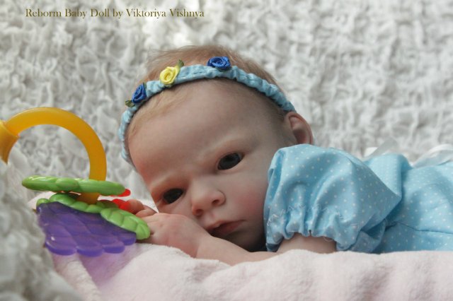 Летнее солнышко... Сабриночка. Куколка реборн Виктории Вишни