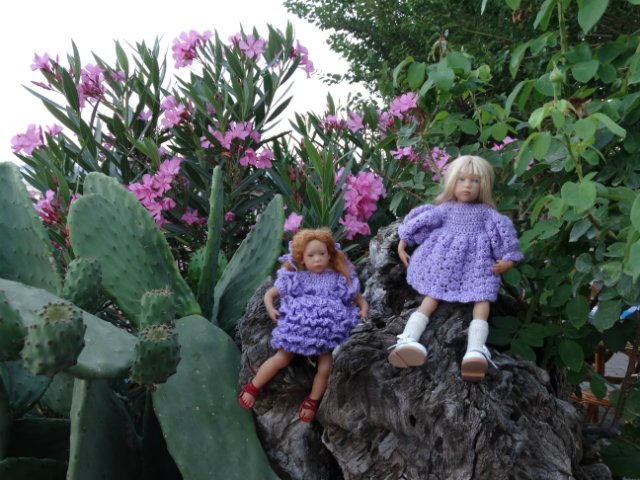 В сиреневых тонах — Одежда и обувь для кукол своими руками: фото