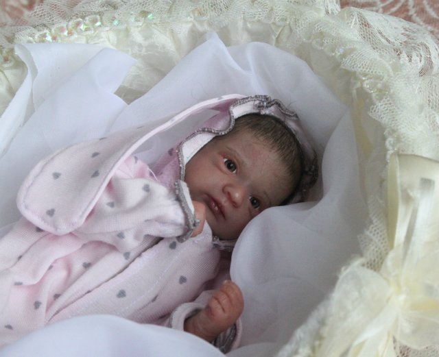 Зая, мини реборн Элины Кудрявцевой