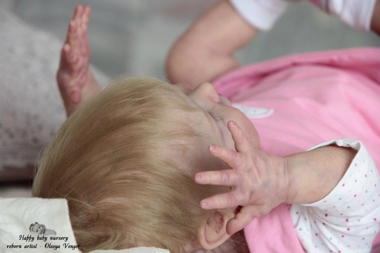 Мой солнечный лучик, моя радуга, мое счастье, моя Милена, Миленочка, Милеша. Кукла реборн Олеси Венгер (фото 4)