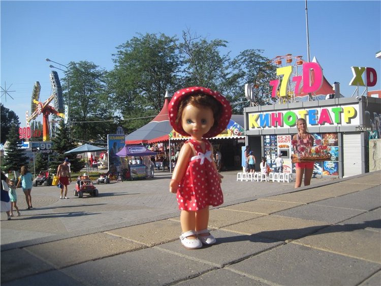 Галчонок и лето. Винтажна куколка СССР Галя