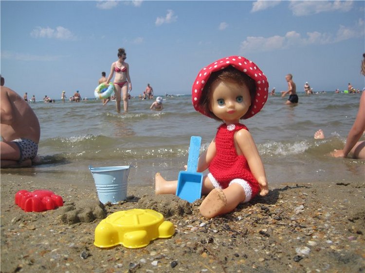 Галчонок и лето. Винтажна куколка СССР Галя