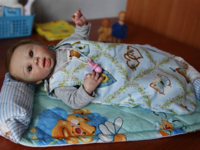 Кукла реборн Капочка приехала