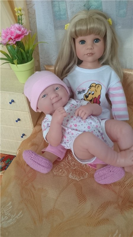 В нашем кукольном семействе пополнение