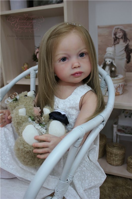 Ласковая Лиза. Кукла реборн Анастасии Гангало