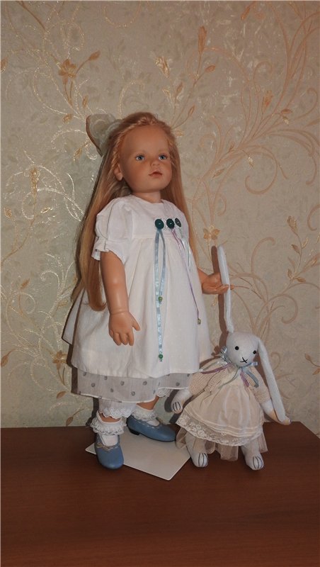 Трио в кардиганах. Куклы Hildegard Gunzel