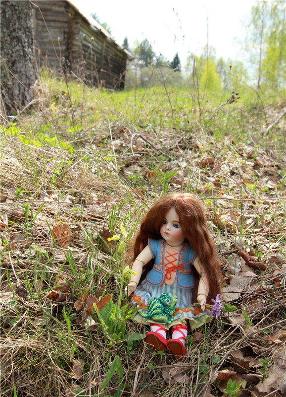 Сказочное Василёво. Реплика антикварной куклы Bébé BRU JNE от автора Branka Schärli