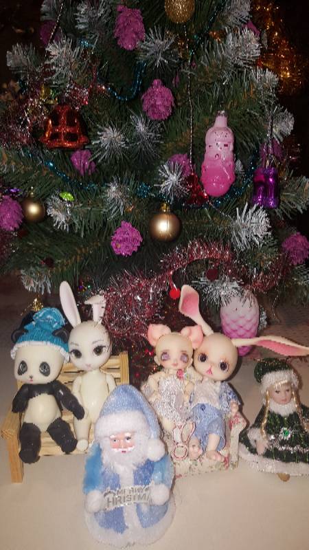 С Новым годом, друзья — Новый год и Рождество: праздничные фото кукол