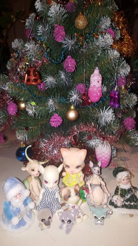 С Новым годом, друзья — Новый год и Рождество: праздничные фото кукол