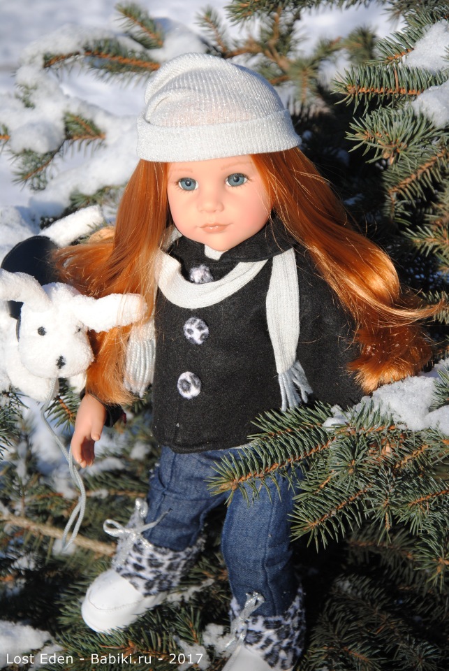 Самая красивая Рыжая. Сара с собачкой 2009 г от Gotz