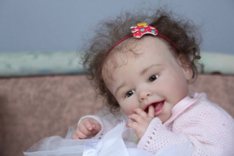 Девочка Весна, кукла-реборн Элины Кудрявцевой