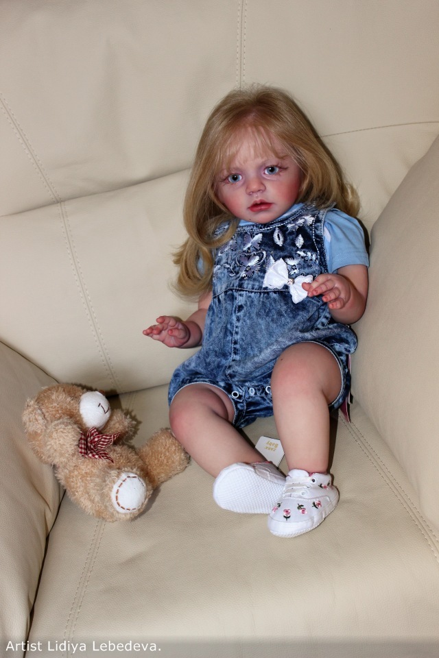Кукла реборн Алиса, молд Изабелла (фото 5)