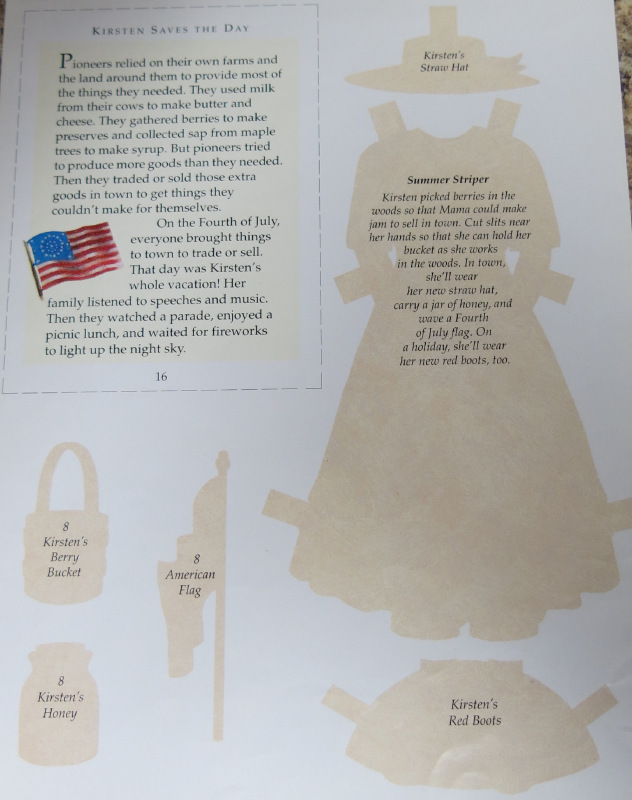 1.1 American Girl Бумажные куклы: Кирстен | Бэйбики 1.1 American Girl Бумажные куклы: Кирстен