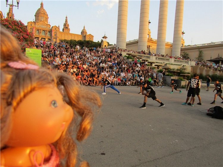 На вершине горы Монжуик в Барселоне