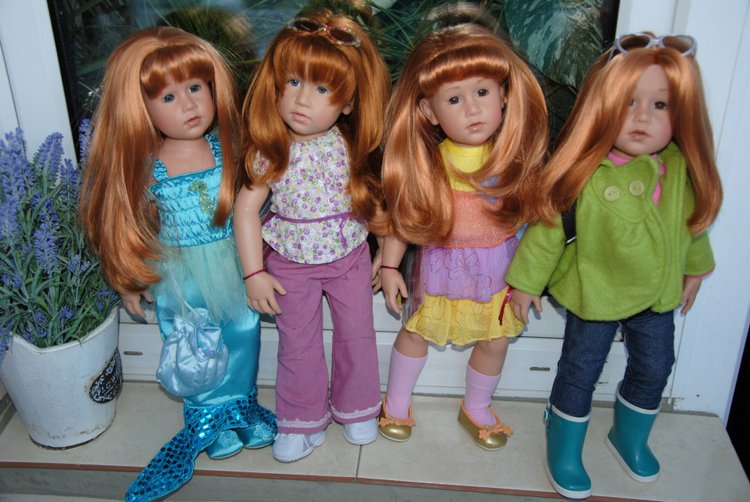 Все Рыжие Снегурочки Gotz. 2003-2010