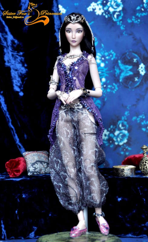 Восточная принцесса — Авторские шарнирные куклы своими руками: лепка