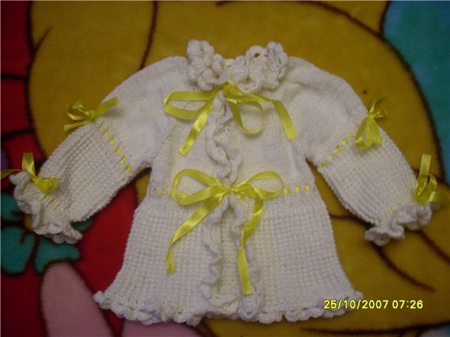 Вязанная кофточка для моей Машульки