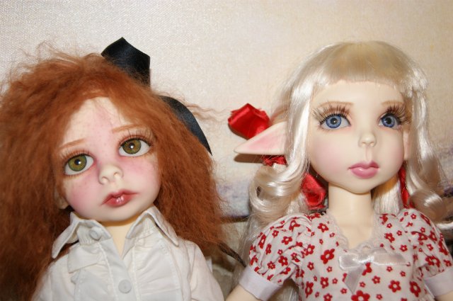 Шерочка с Машерочкой, милые Лашерочки. Kim Lasher. Шарнирные куклы Lasher dolls