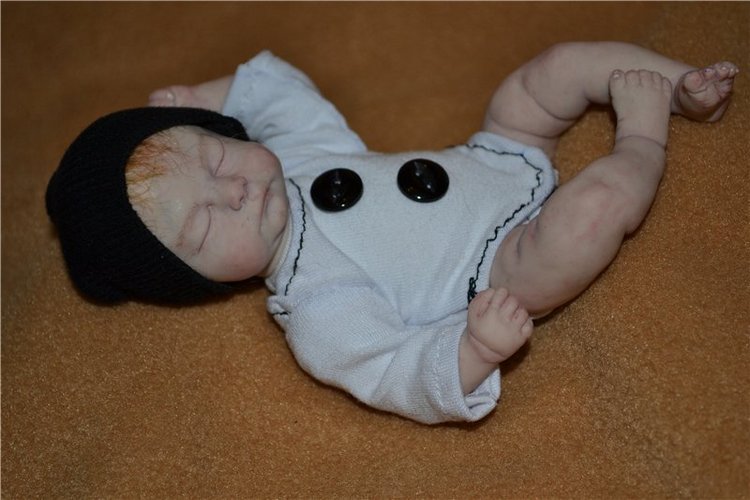 Малышок Артем, авторская кукла из пластики | Бэйбики Малышок Артем, авторская кукла из пластики (фото 10)