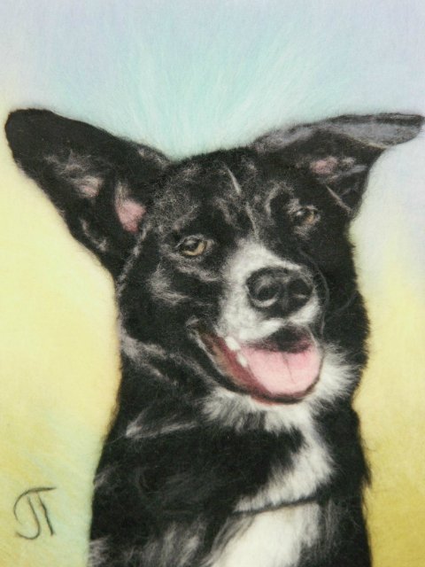 Картины из шерсти. Подборка (фото 9)