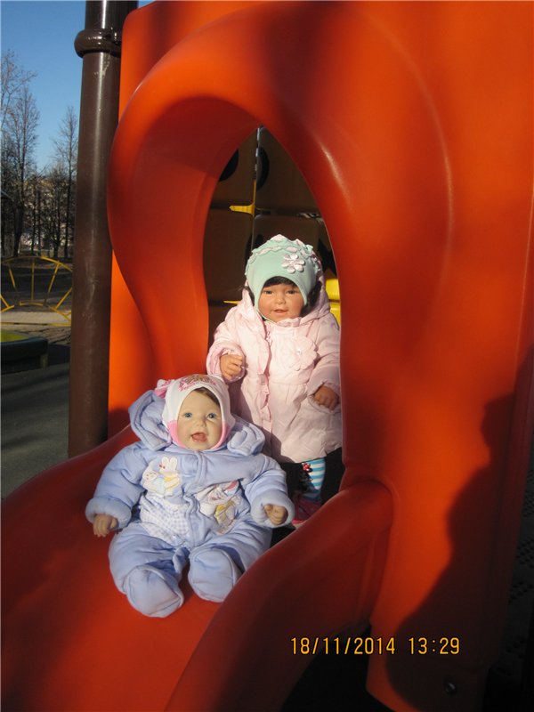 Две сестрёнки. Куклы Lee Middleton Лёля и Катюша